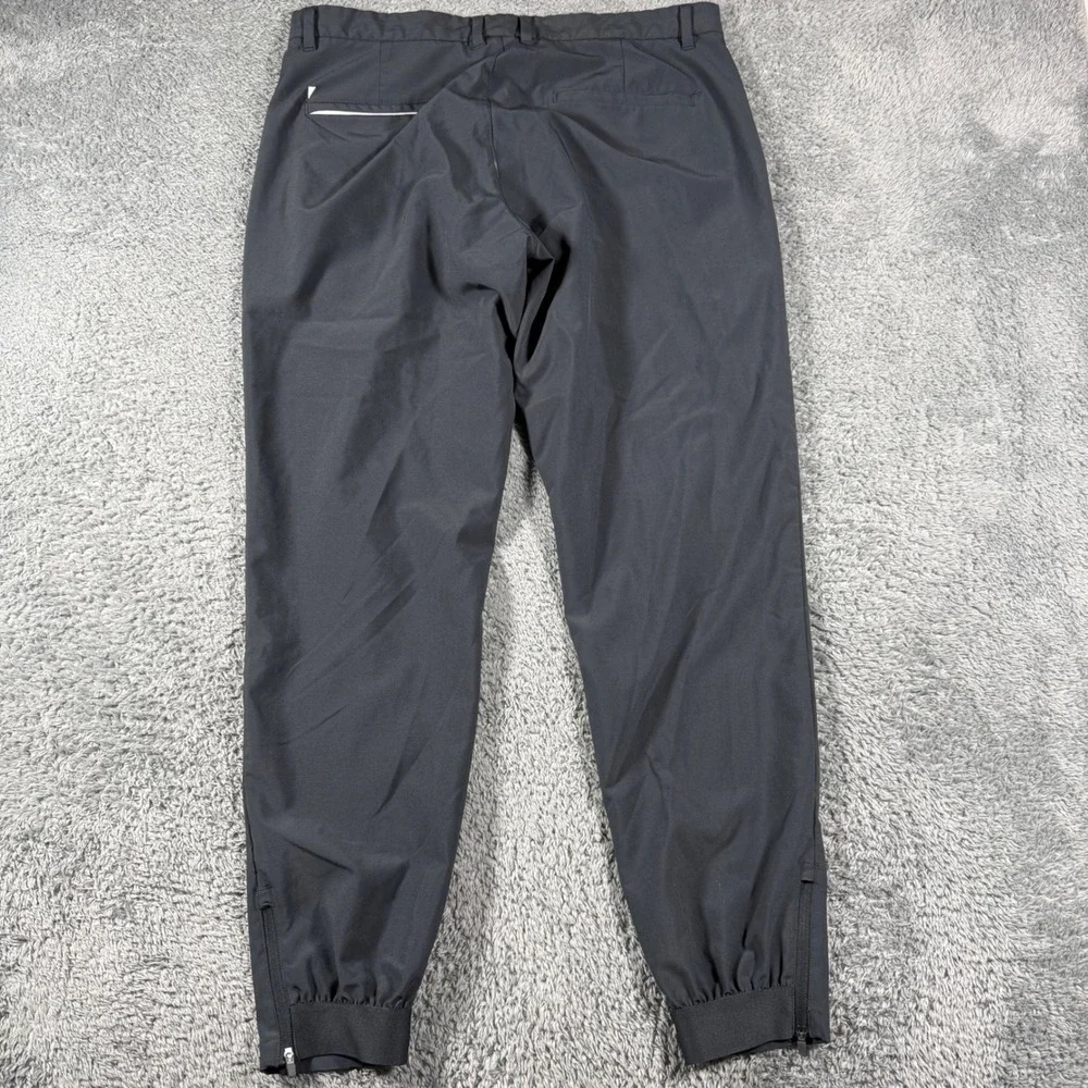 Primo Golf Joggers Mens 35 Regular Gray Tapered Ankle Zip Performance Pants